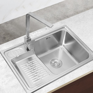 【sus304 Stainless Steel Laundry Sink, Balcony With Washboard, Basin 