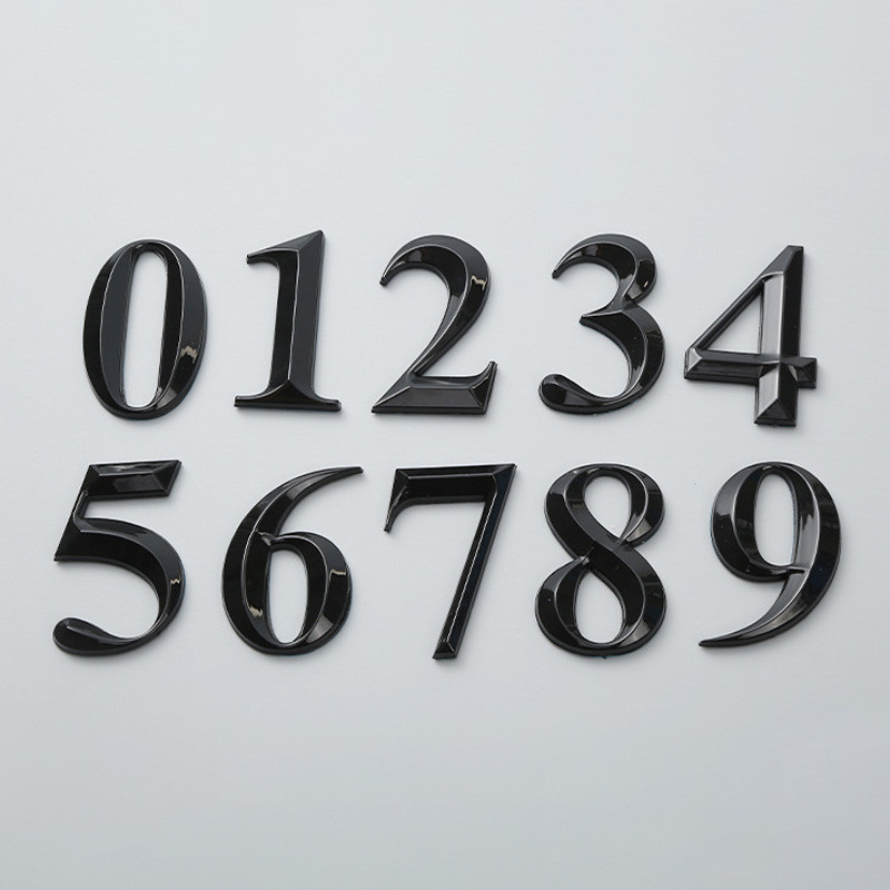 웃1x Digital Room Gate Number Plates Building Address Door Compartment ...