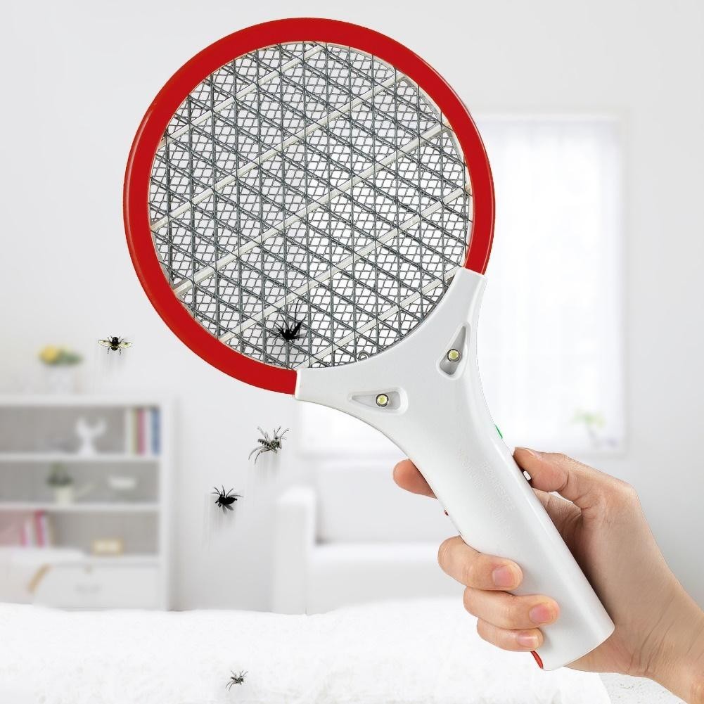 Electric Insect Racket Swatter Zapper USB Rechargeable Mosquito Swatter ...