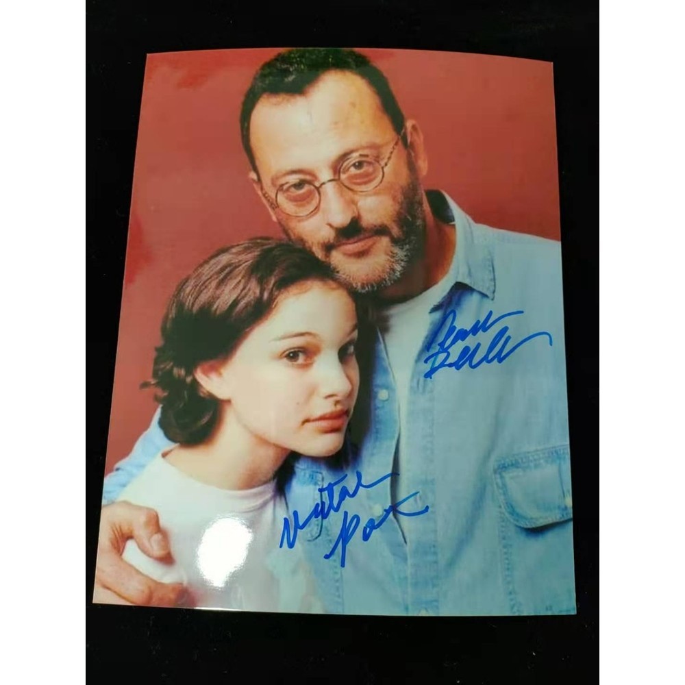 hand signed Léon Jean Reno Natalie Portman autographed photo 8*10 ...