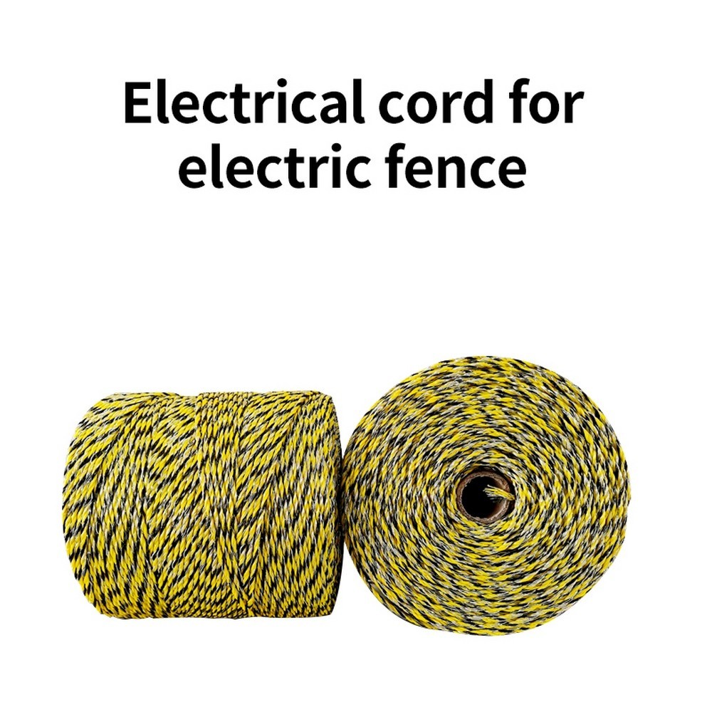 ⚖400/500M Portable Electric Fencing Poly Wire Rope Power Line Livestock ...