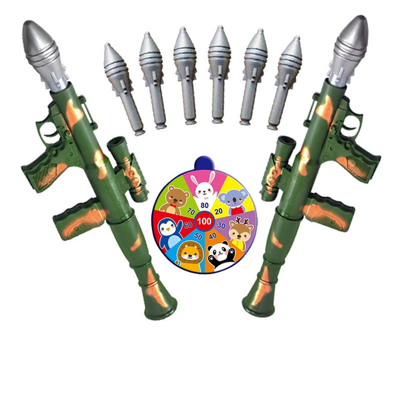 Children Soft Bullet Foam Gun Toy Military Rocket Launcher with Bullets ...