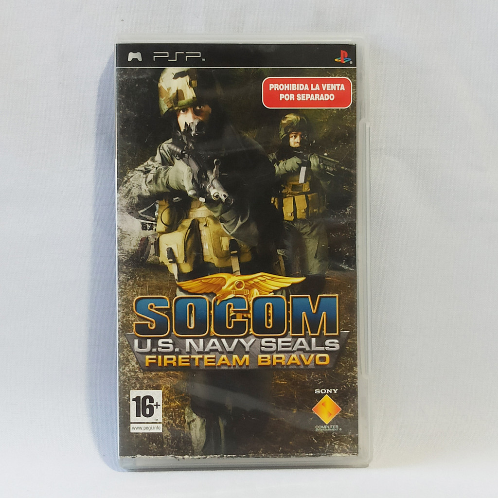 SOCOM US Navy Seals Fireteam Bravo PSP PlayStation Portable Video Game ...