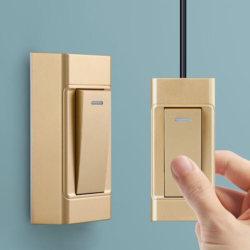 ☄1 Gang 2 Way Surface Mount Switch Wire Hanging Installation Bedside On ...