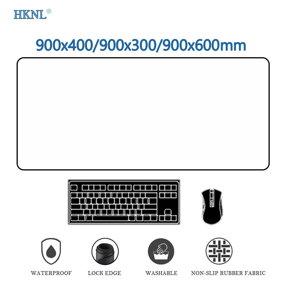 DIY Custom Mouse Pad White Blanks Desk Mat Rubber Base Mouse Mat Xxl ...