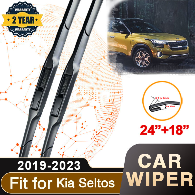 for Kia Seltos 2019 2020 2021 2022 2023 Car Windshield Wipers Hybrid