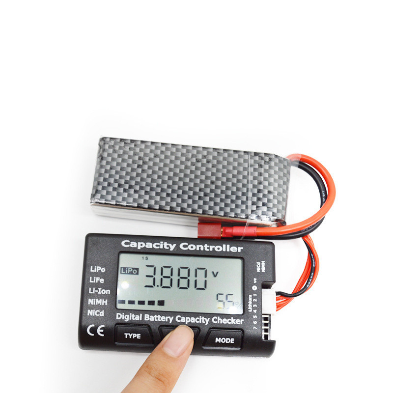 ☋CellMeter-7 Digital Battery Capacity Checker LiPo LiFe Li-ion Nicd ...