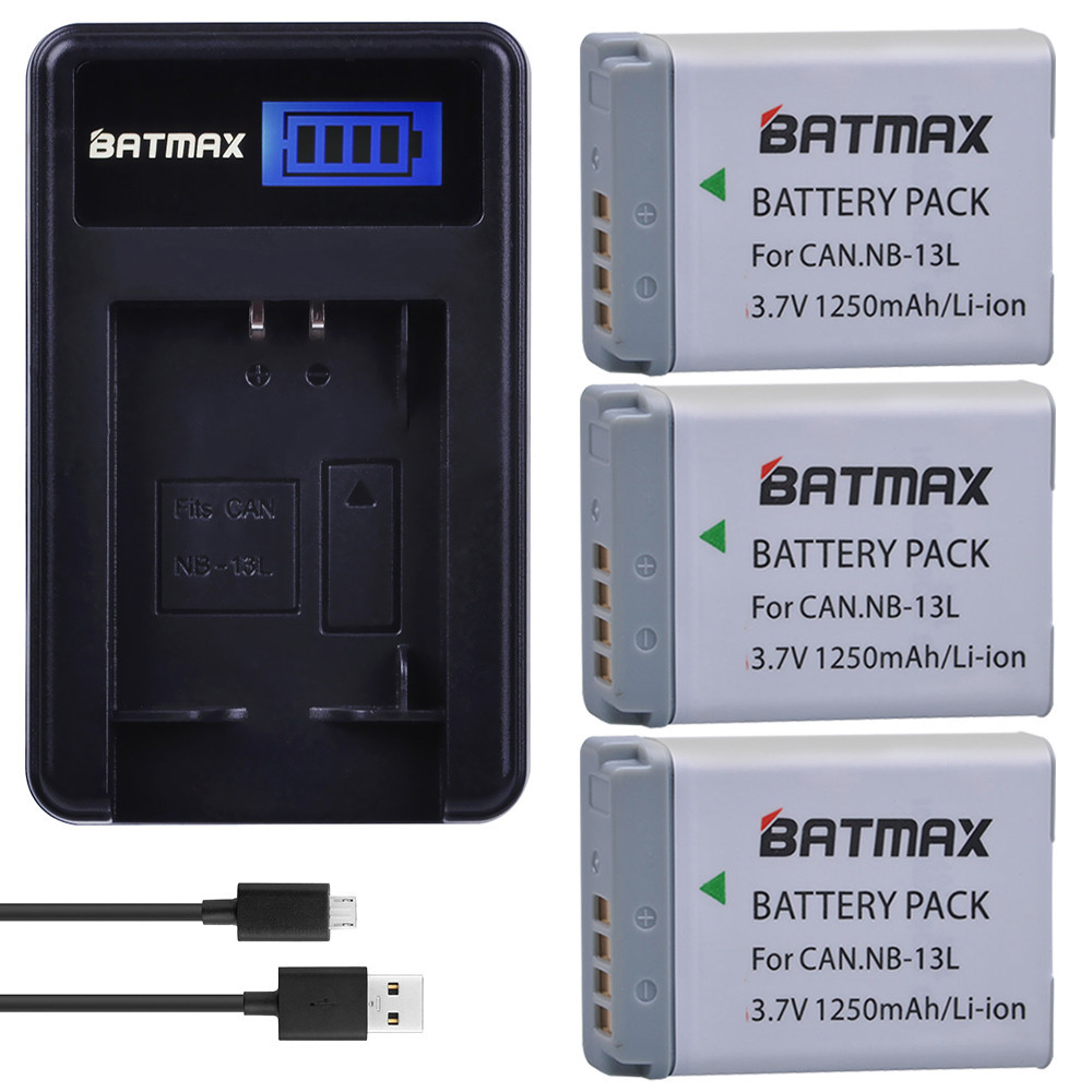Canon Sx740 Hs NB-13L Battery Or Charger For G7X G5 G9X SX730