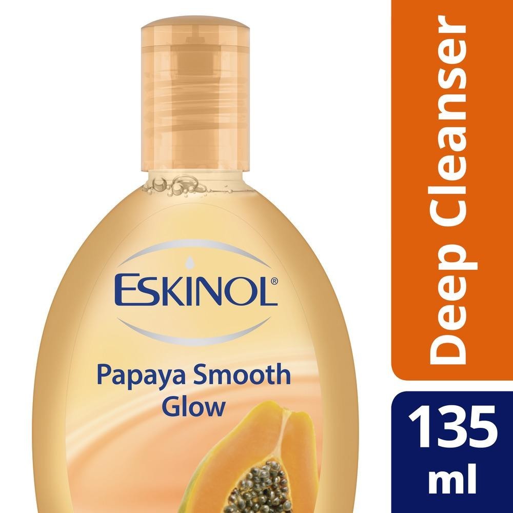 Eskinol Deep Cleanser Papaya Smooth Glow 135ML | Shopee Philippines