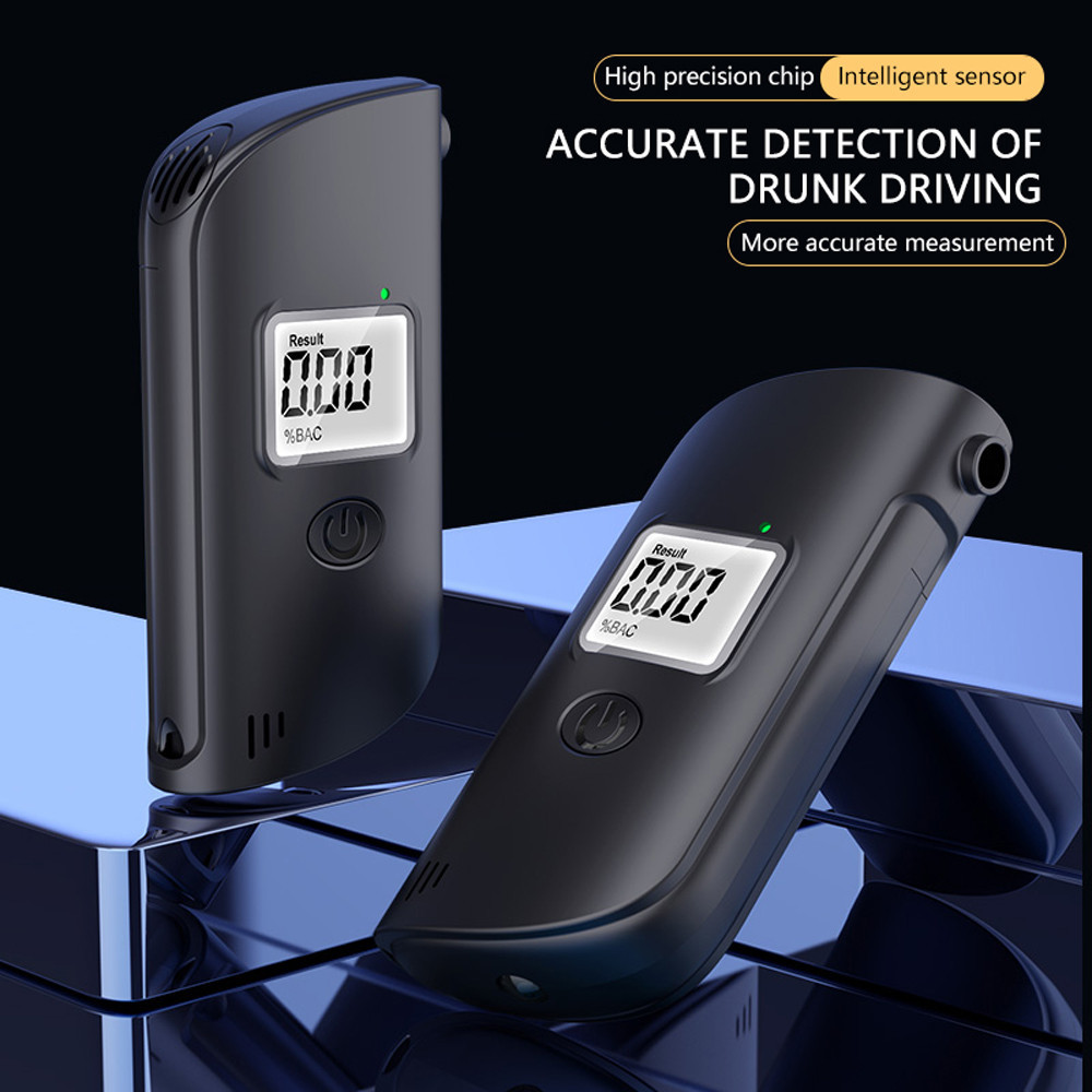 ☌Alcohol Tester Portable High Accuracy Breathalyzer Breath Alcohol ...