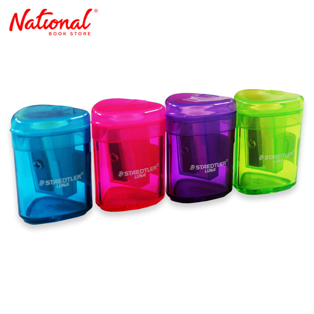 Staedtler One-Hole Sharpener Tub Blue Purple Pink Green 51105LKP24 ...