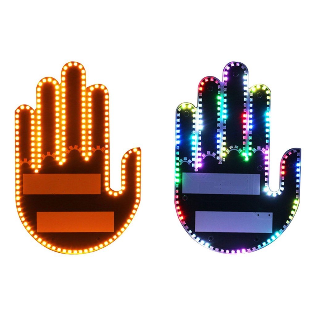 웃Car Finger Gesture Light Auto Assesoriess for Men Cool LED Middle ...