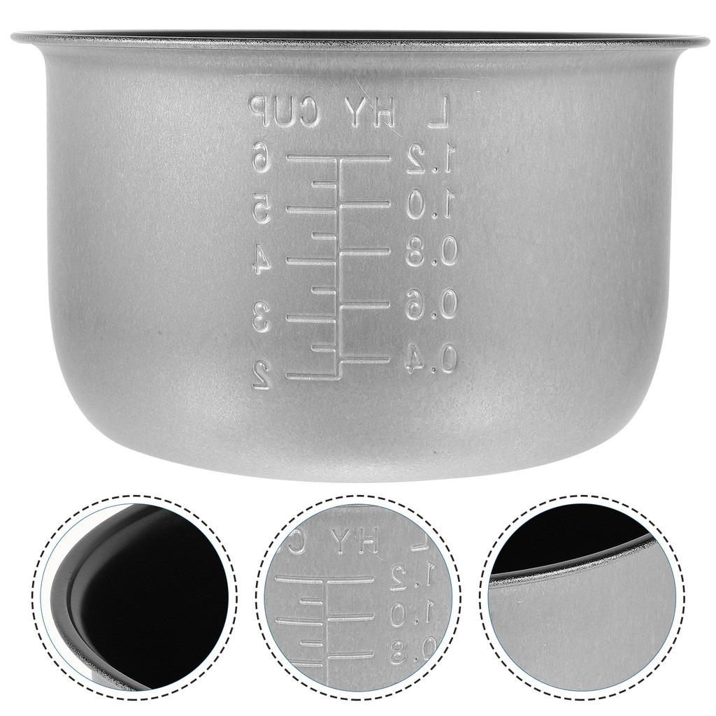 ღNon-Stick Rice Cooker Inner Pot Rice Cooker Replacement Inner Pot Rice ...