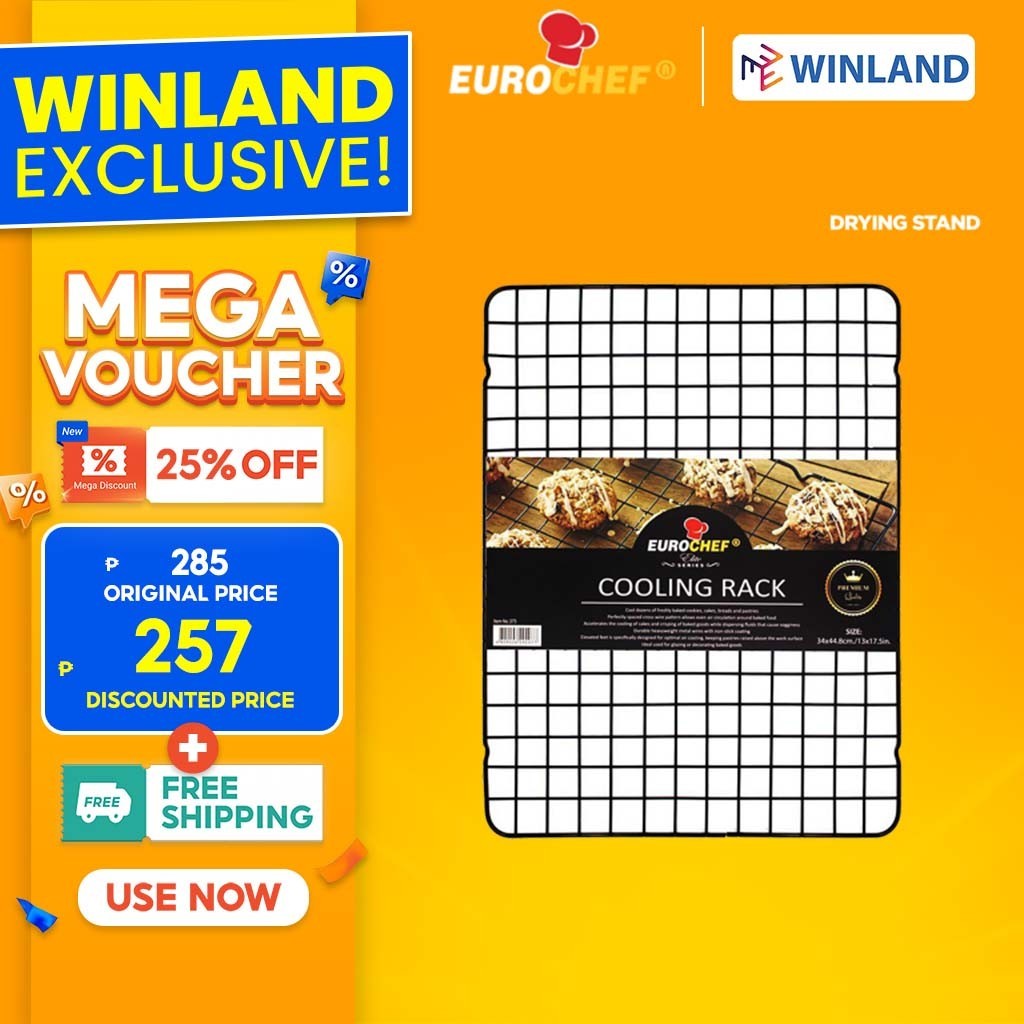 Eurochef by Winland Non-Stick Steel Cooling Rack Drying Stand for ...