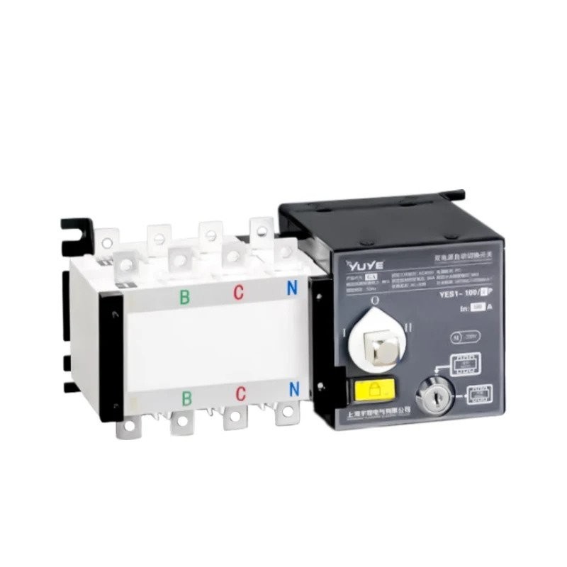 400A 4P ATS dual power conversion controller automatic transfer switch ...