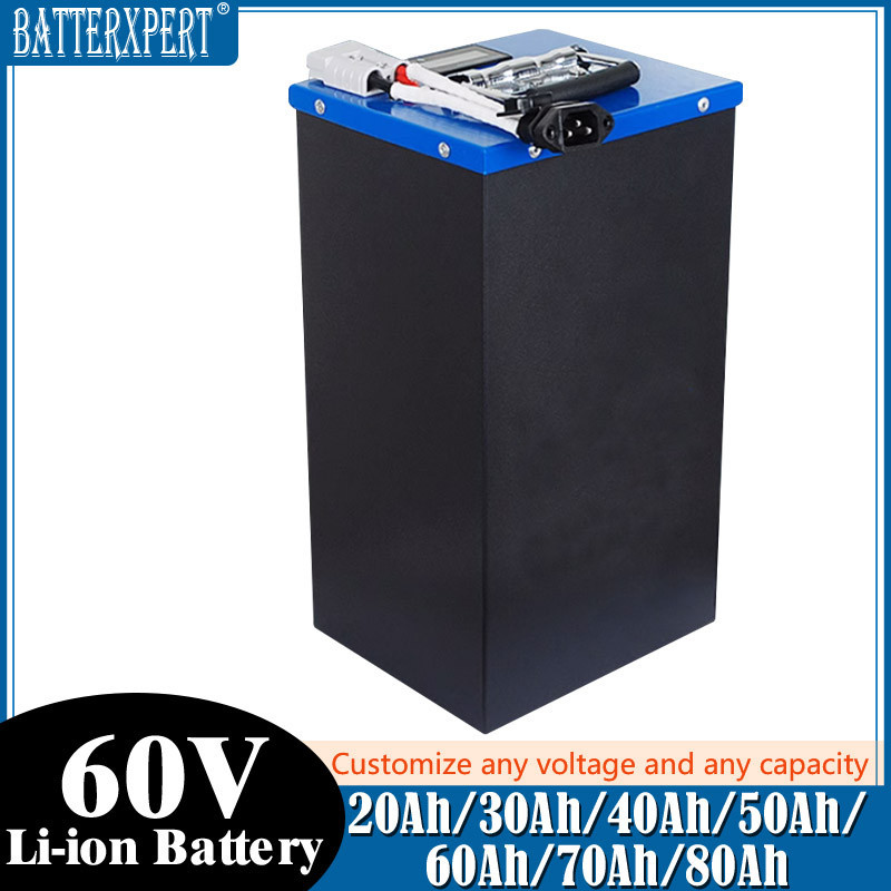 ⚜60V 20Ah 30Ah 40Ah 50Ah 60Ah 70Ah 80Ah Lithium Ion Battery Pack for ...