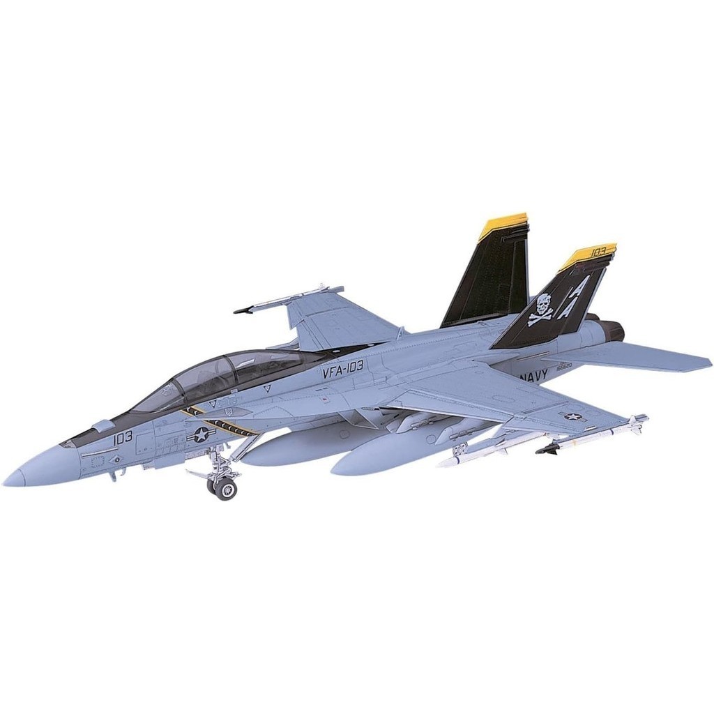 Maquette Avion F/A-18E Super Hornet US Navy Hasegawa 1:48 - Kit Plastique à Monter - Neuf