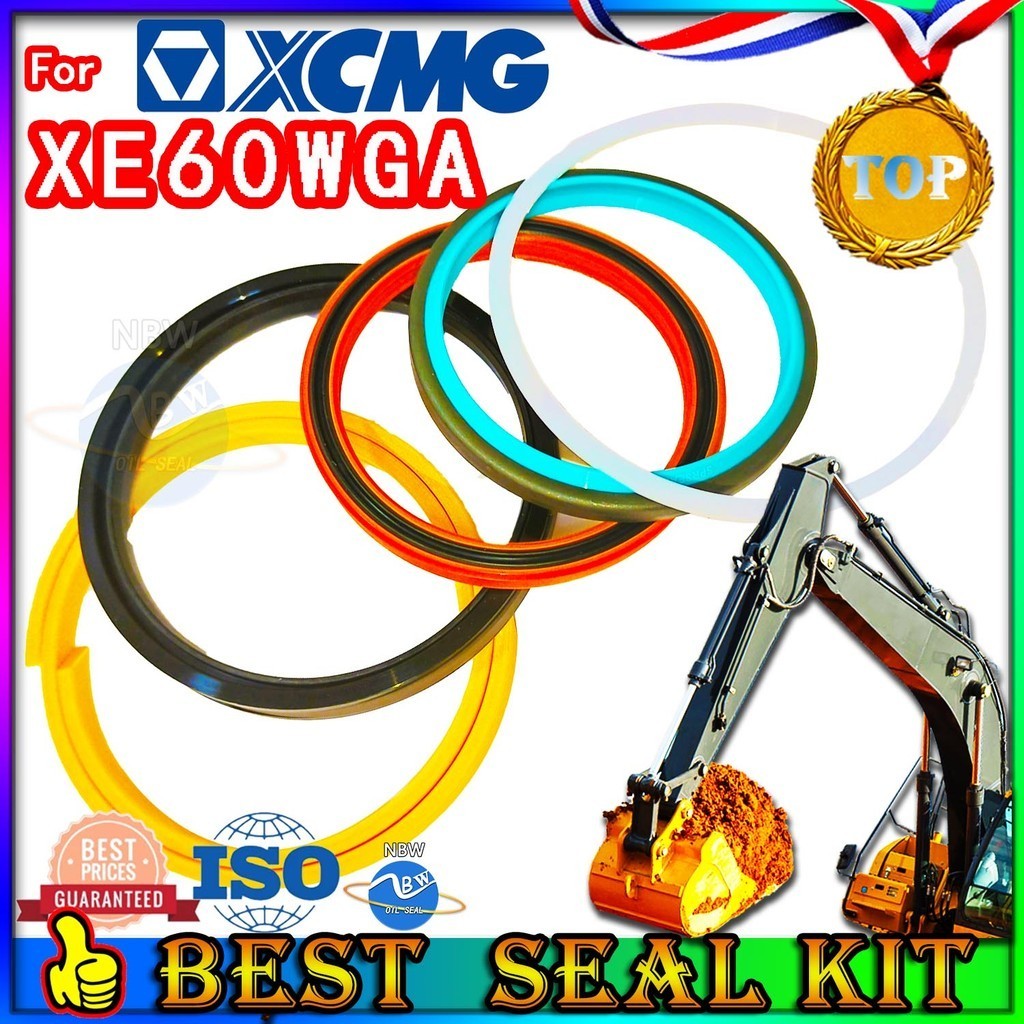 For XCMG XE60WGA Oil Seal Repair Kit Boom Arm Bucket Excavator