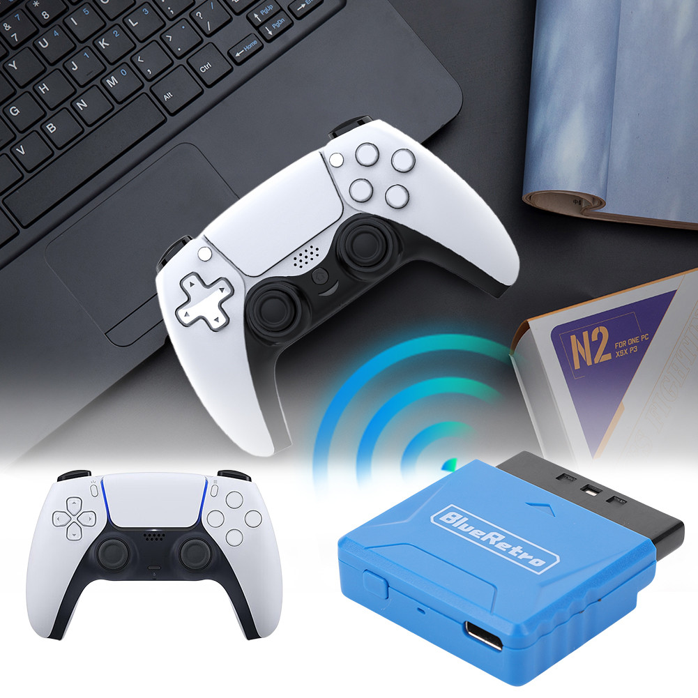 ☀Wireless Controller Receiver Adapter for PS1 PS2 8bitdo Console ...
