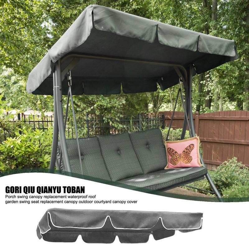 Swings Garden Courtyard Outdoor Swing Chair Hammock Canopy Summer Waterproof Roof Canopy Replac B