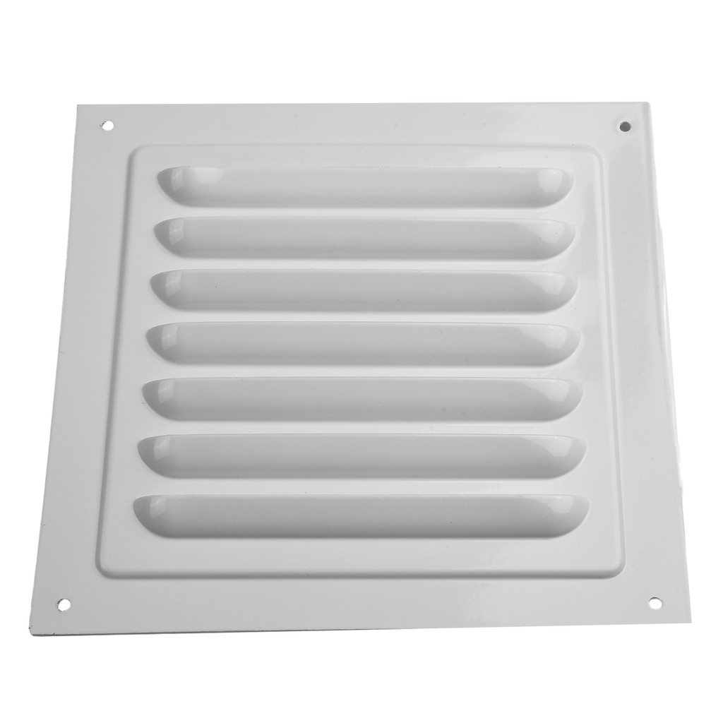☫150/200/250/300mm Aluminum Louver Vent Grille Cover Square Vent Insect ...