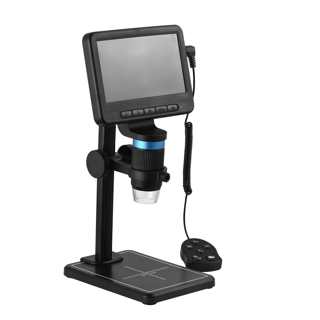 ☪4.3 inch 2MP 1080P 50-1000X WIFI Digital Microscope CMOS Borescope ...