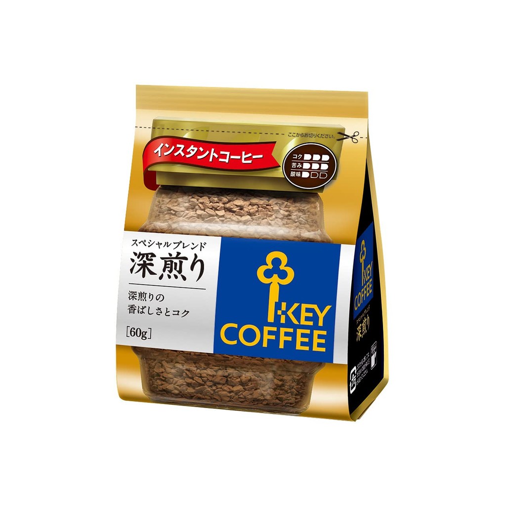 Key Coffee, Instant Coffee, Special Blend, Deep Roast, Bag, Refill, 2.1 ...