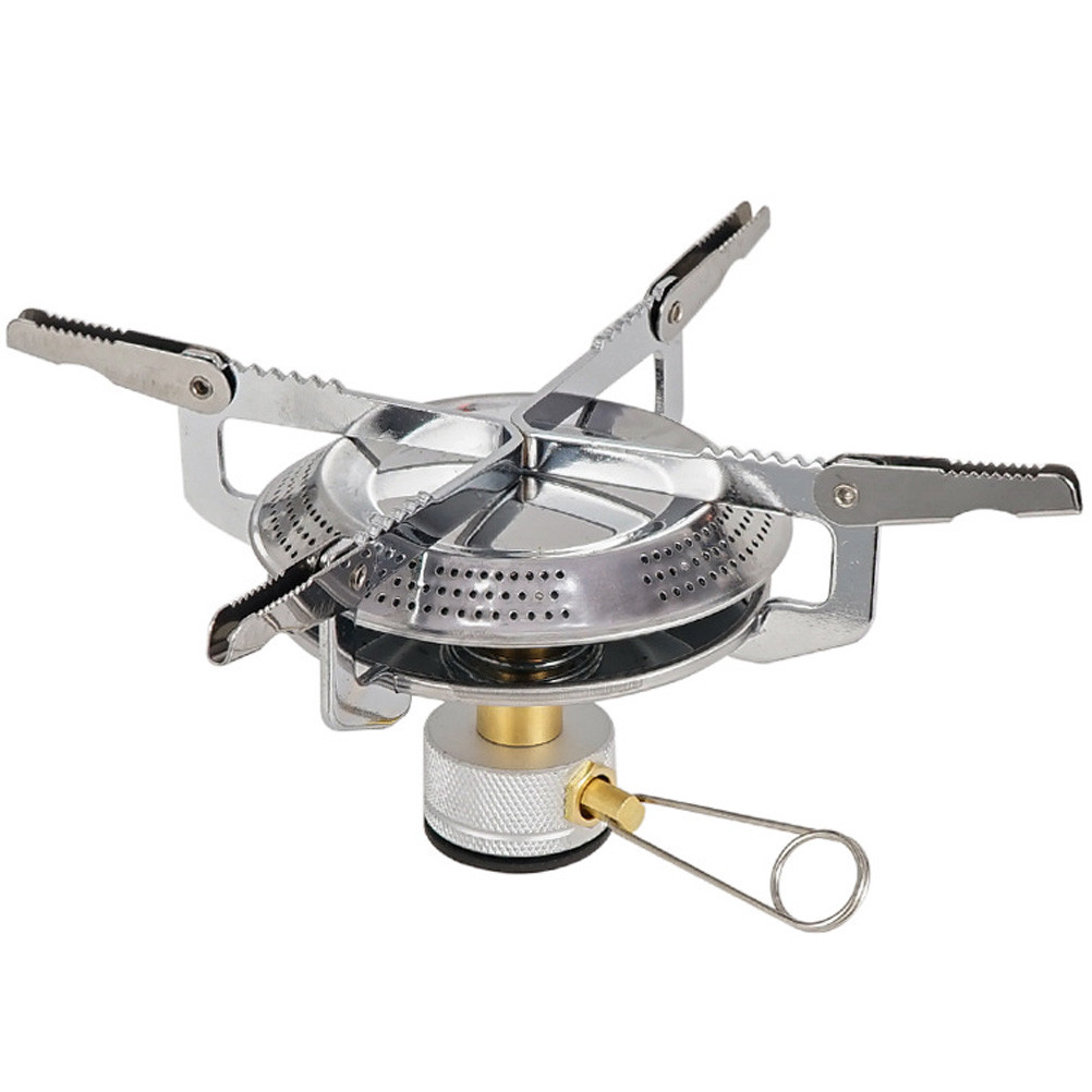 ♥Picnic Cookware Camping Metal Burning Stove Reusable Charcoal Stoves