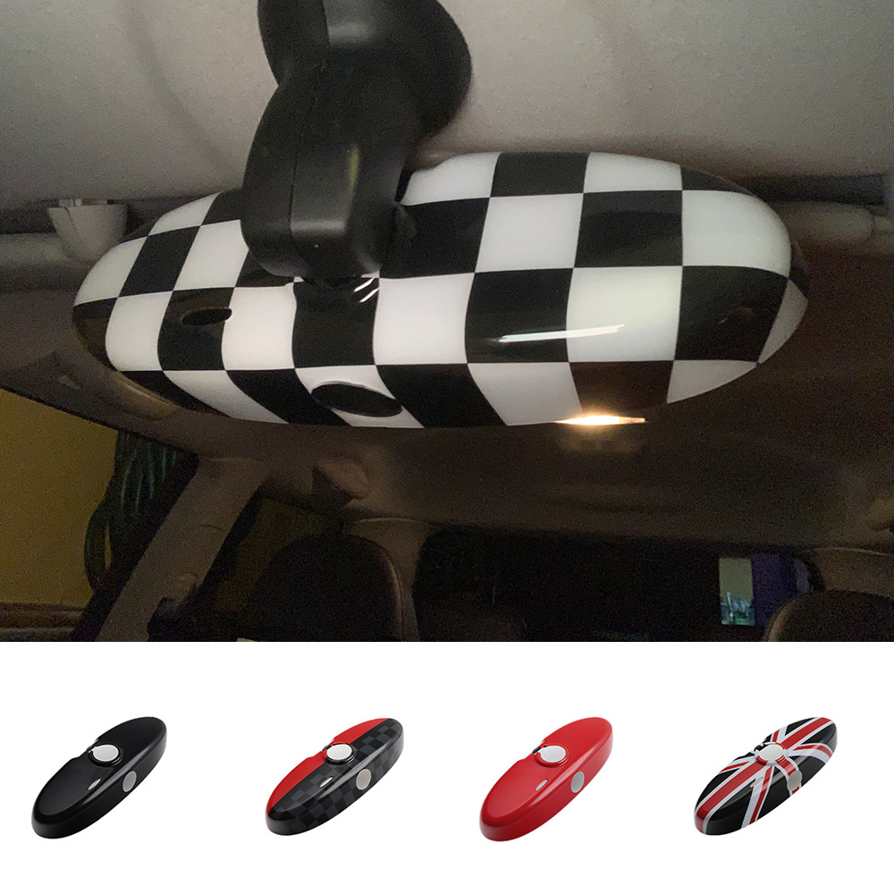 ☌Car Interior Rear View Mirror Cover For MINI Cooper JCW S One Clubman ...