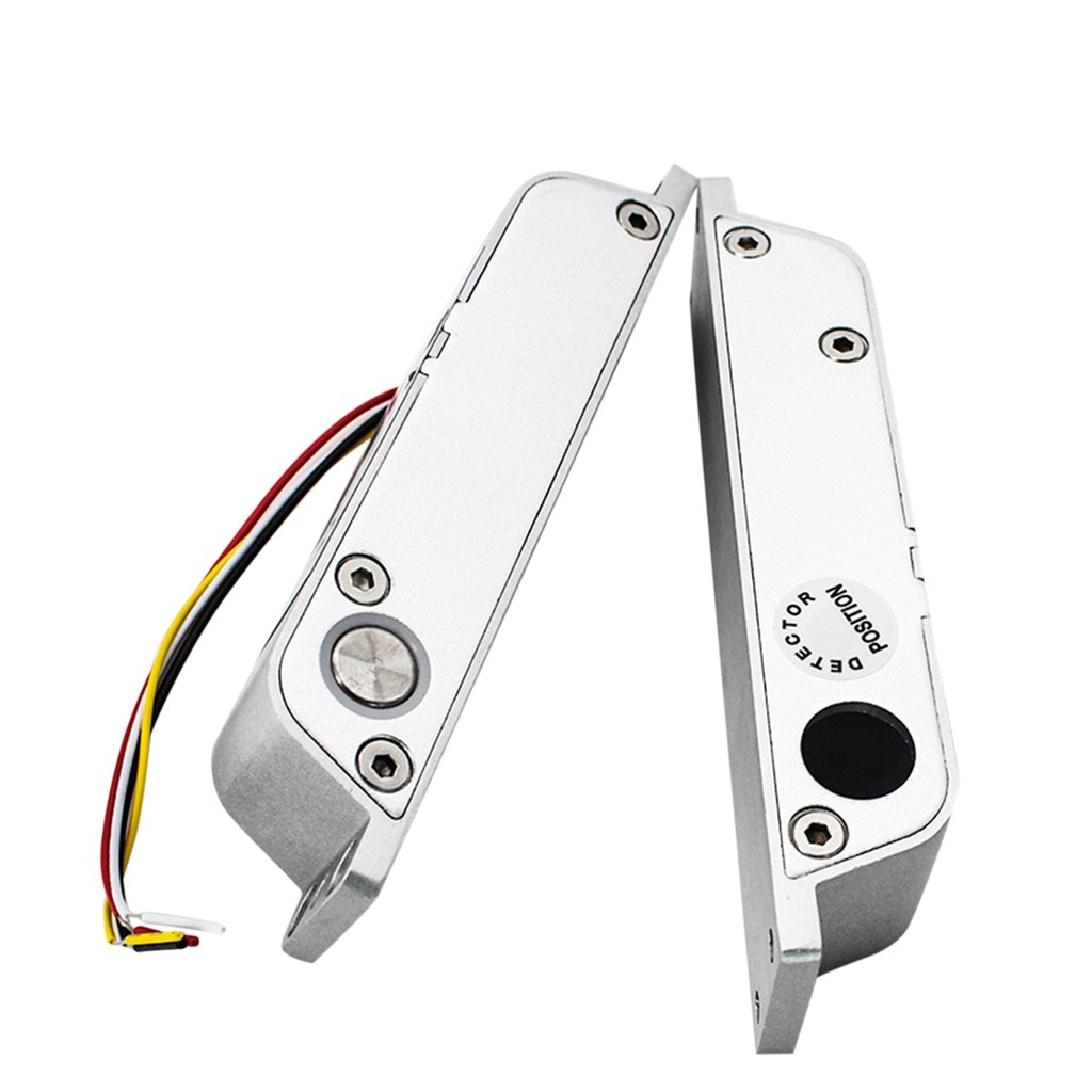 ♦Electric Drop Bolt Lock 4 Wires DC12V Electronic Mortise Locks Wooden