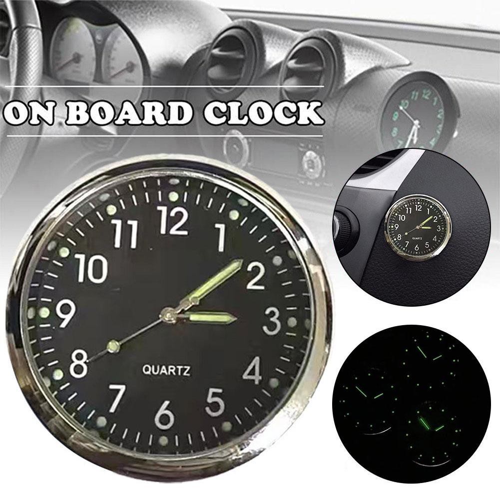 ️Car Clock Mini Quartz Analog Car Dashboard Time Air Vent StickOn
