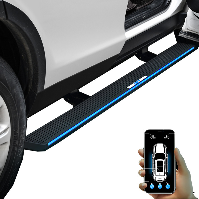 retractable led light power automatic electric pedal car running board