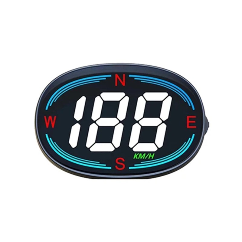 】High Definition Car Head Up LCD Display Overspeed Alarm Speedometer