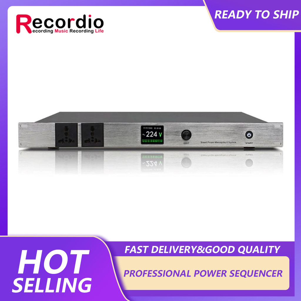 ๑GAX-108 Professional 10 Channels DJ controller Power Sequence ...