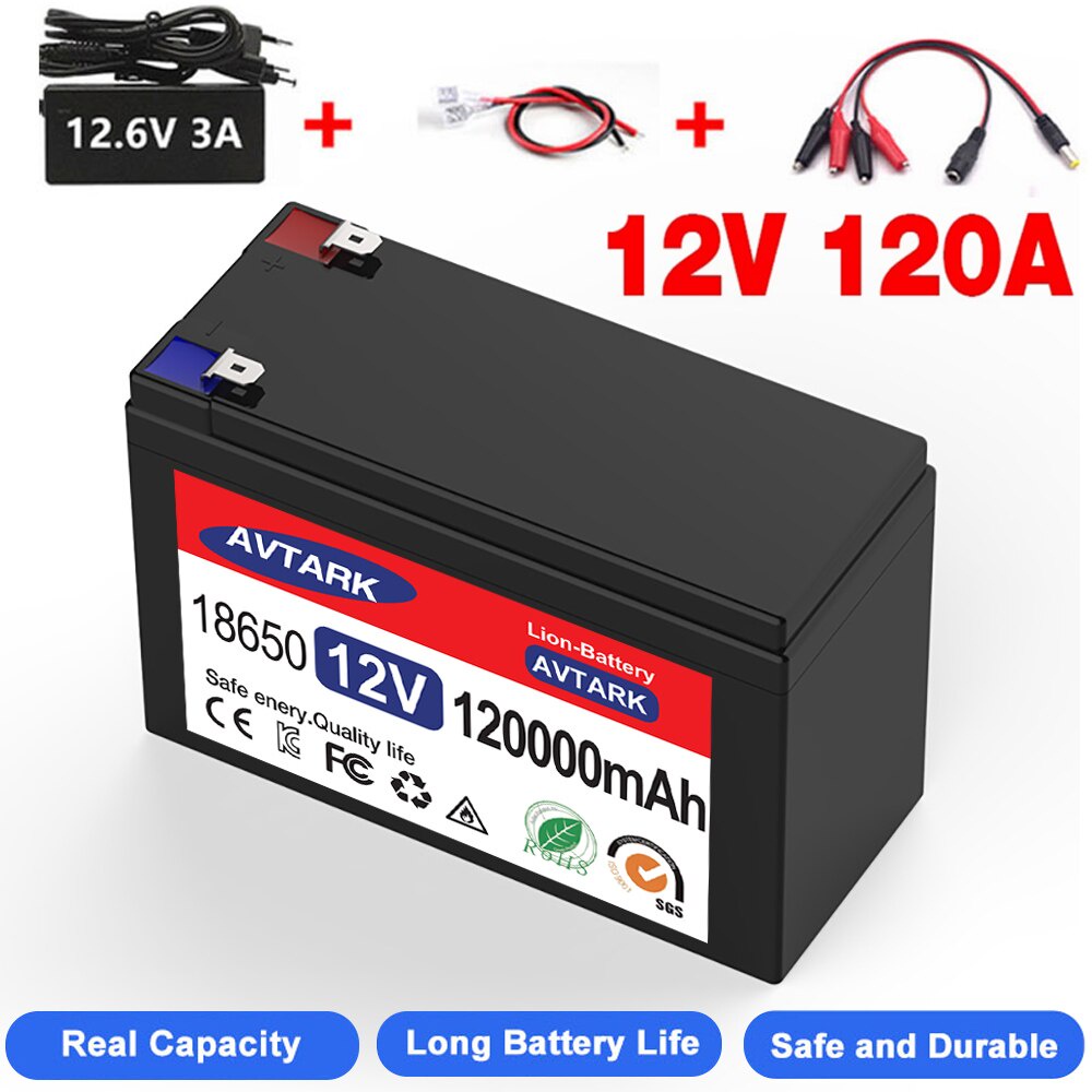 New 12v 45ah 50ah 100ah 120ah Lithium Battery Pack Lithium Iron