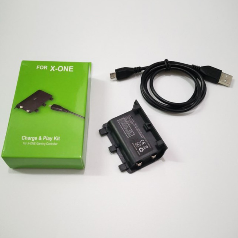 1pc 2400mAh Rechargeable Backup Battery Pack With USB Cable For XBOX ...