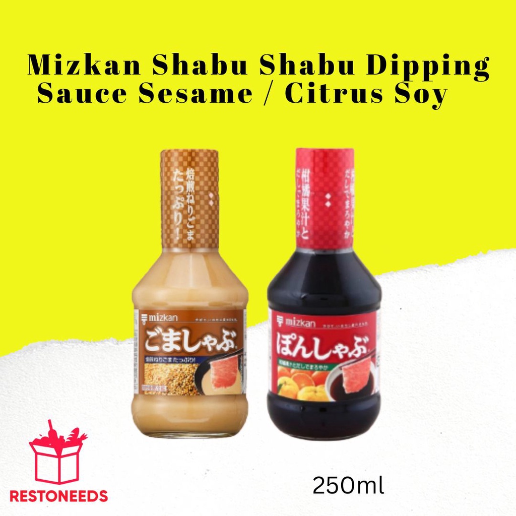 COD2023 Mizkan Shabu Shabu Dipping Sauce Sesame / Citrus Soy 250ml Shopee Philippines