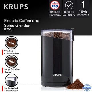 Krups 203 Fast Touch Electric Coffee Grinder with Stainless Steel Blades