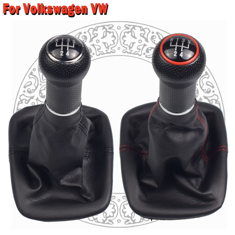 Manual 5 Speed Gear Shift Knob Lever HandBall Gaiter Boot For