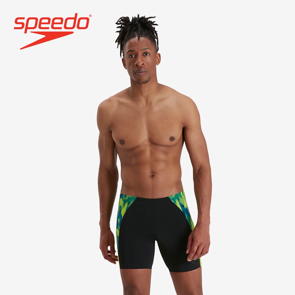 Speedo Men Performance Swimwear ECO Endurance+ Splice Mid Jammer