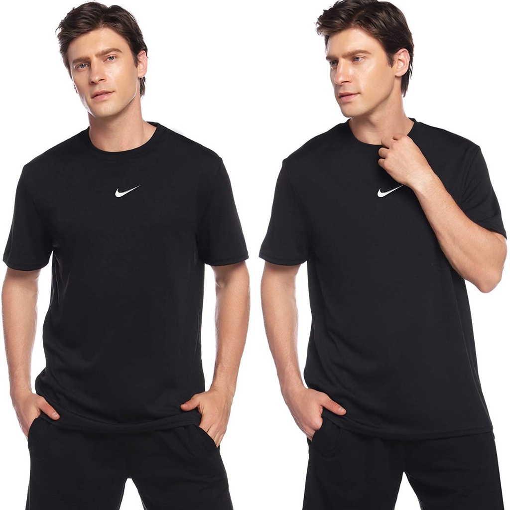 Dri Fit Shirt, Nike Embroidered logo, Black Buy1 Take1, FREE SIZE