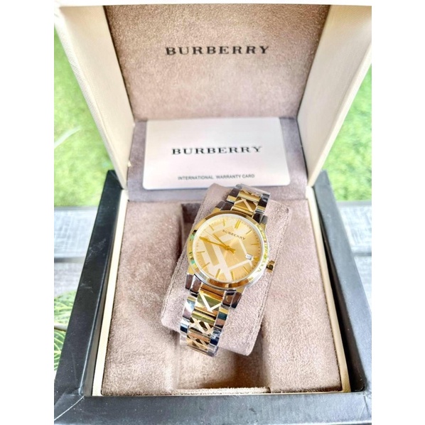 BURBERRY THE CITY STAINLESS STEEL WATCH BU9006