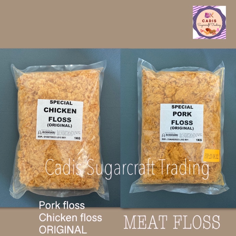【Hot Sale】1kg 500g Pork Floss Chicken Floss MAHU Original and Spicy