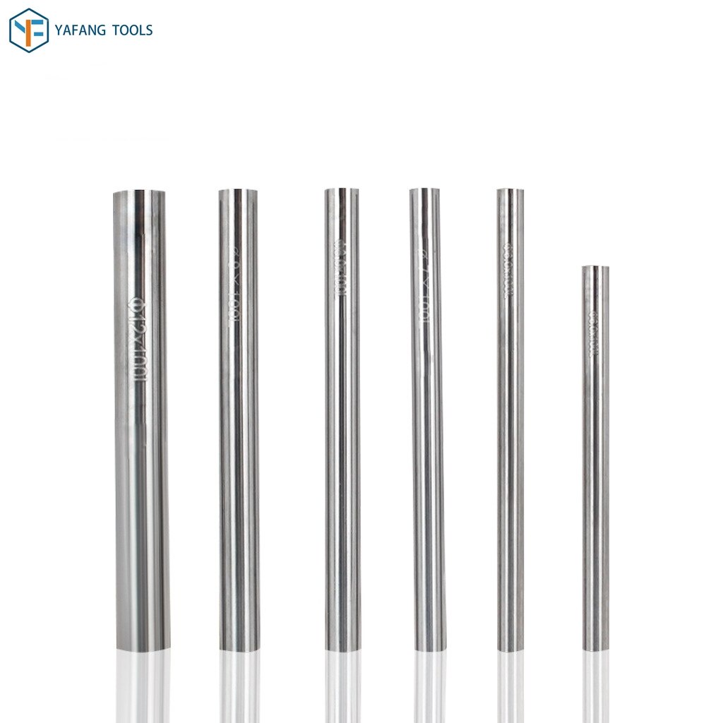 HRC55 D3mmD12mmx100mm Length Solid Carbide Rod CNC Tools Tungsten