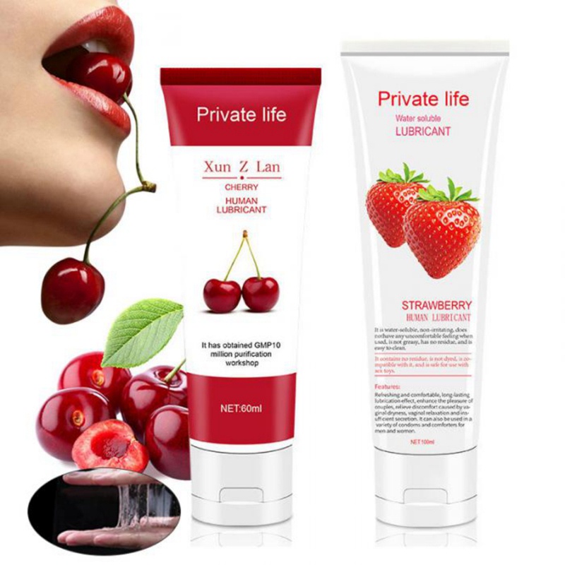 Female Fruit Flavor Body Essential Oil Intimate Anal Vagina Water Soluble Fisting Spa Massage 8211