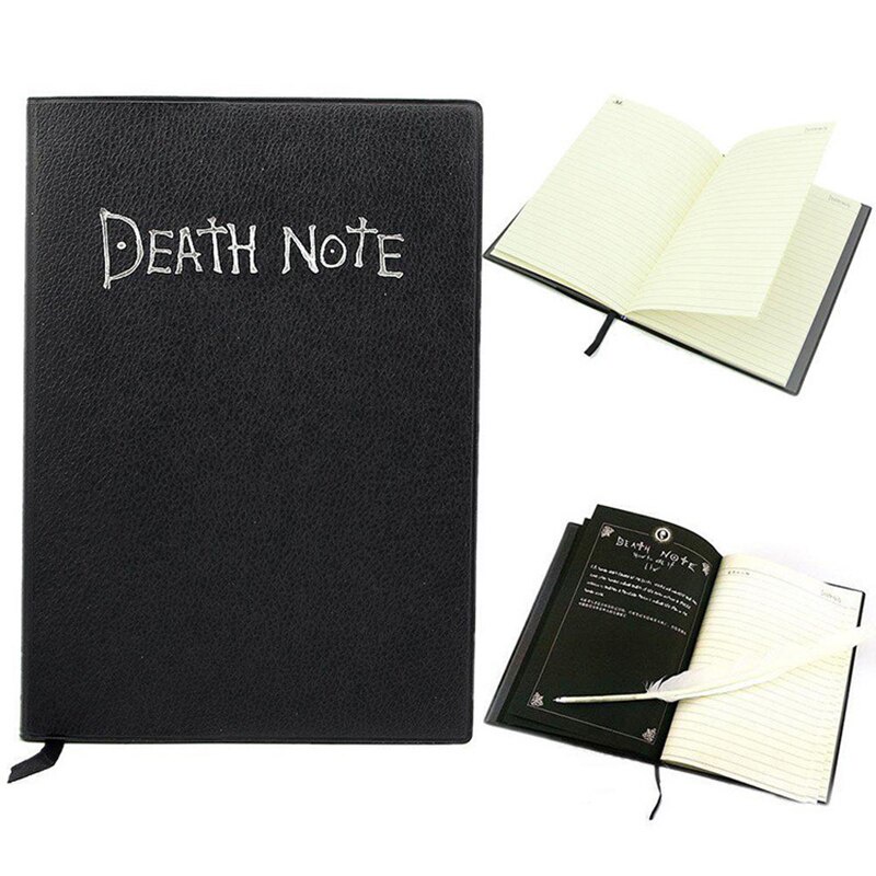 Anime Death Note Cosplay prop Notebook Leather Journal Collectable ...