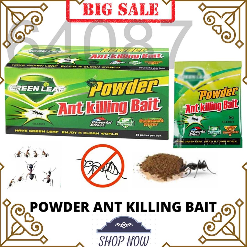S457 High Quality POWDER ANT KILLING BAIT Effective Green Leaf