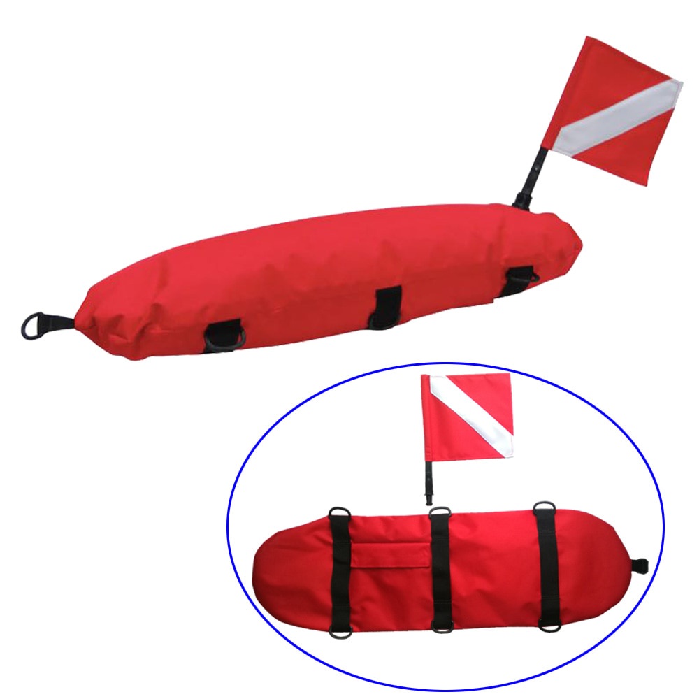 Inflation Torpedo Float Demeras Diving Torpedo Buoy With Flag - Quick ...