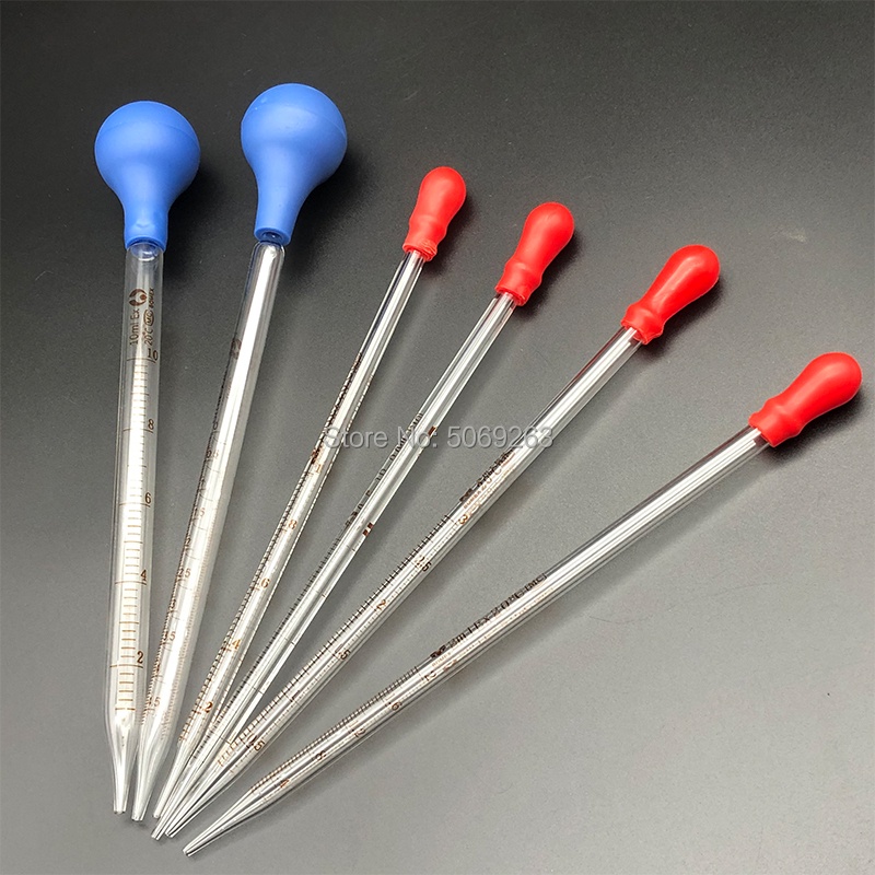 Ldrl Glass Graduated Pipette Dropper Vol 05ml1ml2ml3ml5ml