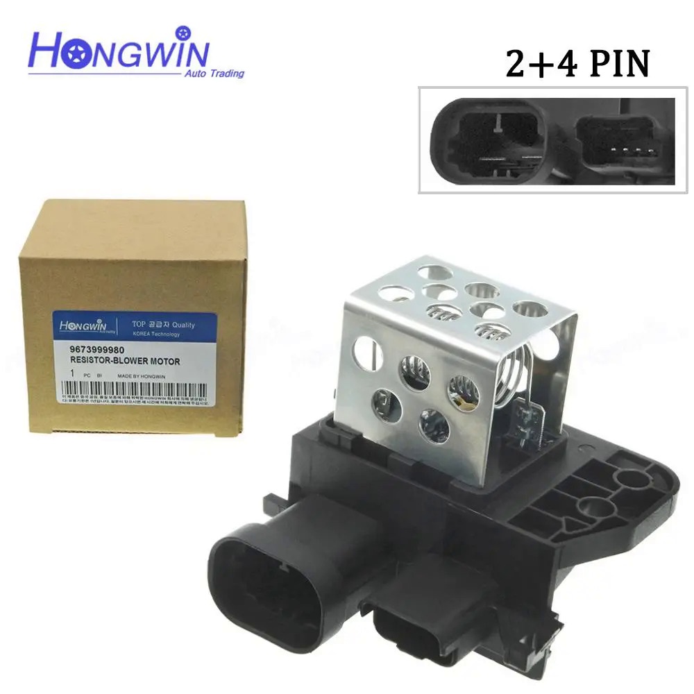 Genuine OE 9673999980 Radiator Heater Fan Blower Motor Resistor For